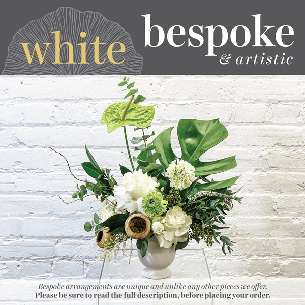 Bespoke & Artistic, White - Floral Arrangement (Modest)