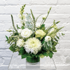 Garden Style, White - Floral Arrangement (Modest)