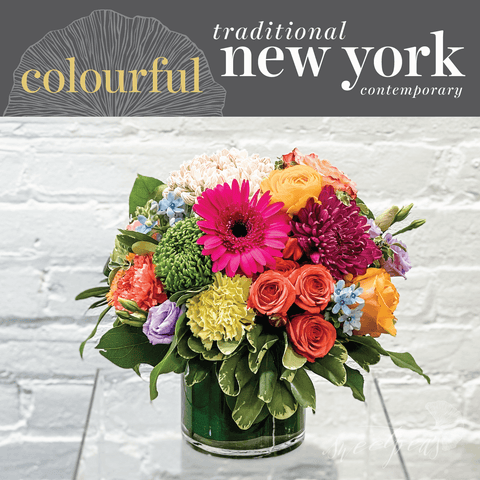 New York Contemporary, Colourful - Floral Arrangement (Modest)