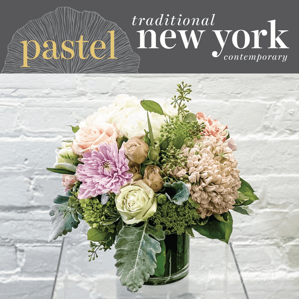 New York Contemporary, Pastel - Floral Arrangement (Standard)